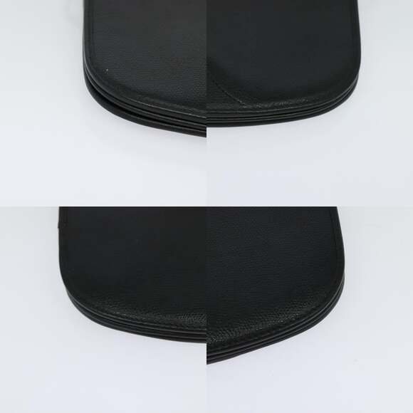 DIOR Shoulder Bag Leather Black Gold - Picture 10 of 12